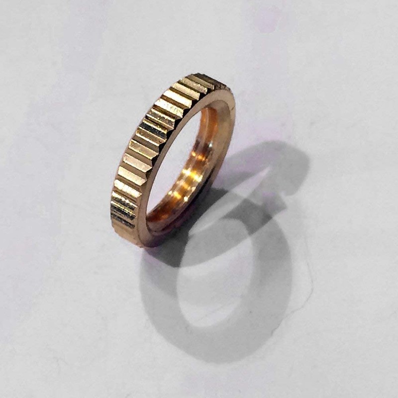 5x Brass Knurled Nuts M8 x 1 Cord Nut Decorative