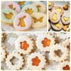 Crethinkaty 9 Pcs Mini Easter Linzer Cookie Cutters Set, Easter