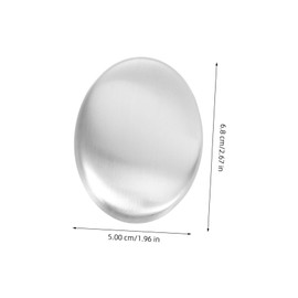 ABOOFAN 2pcs Stainless Steel Odor Removing Soap Bar for Kitchen Home Metal Soap Eliminates Smells Compact Odor Absorber for Hands Reliable Stainless Steel Construction