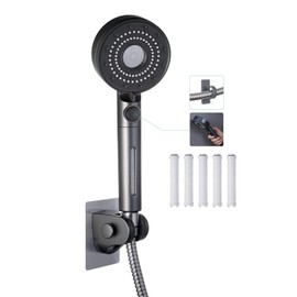 5-Mode High Pressure RV Handheld Shower Head with Filter