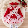 M9ppzzur7 Toddler Baby Girl 3Pcs Outfits Set Cute Romper +