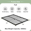 Fly-CTsoar 3 Inch Low Full Size Bed Frame Heavy Duty