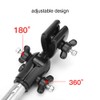 Umbrella Mount Holder, Wheelchair Stroller Umbrella Attachment Handle Bar Holder