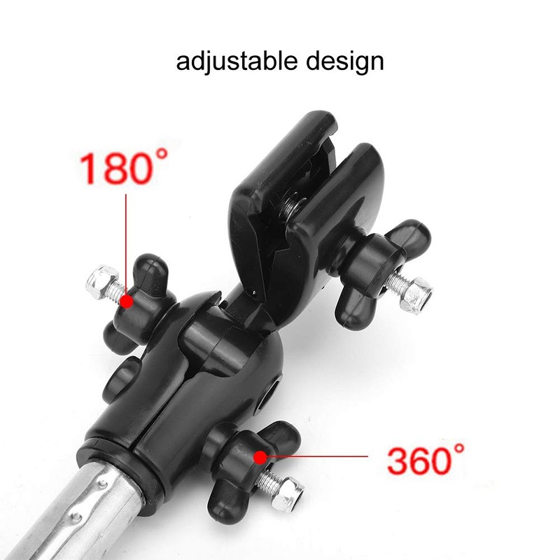 Umbrella Mount Holder, Wheelchair Stroller Umbrella Attachment Handle Bar Holder