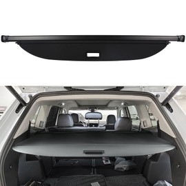 Topraco Cargo Cover for VW Volkswagen Atlas Accessories 2018-2022 2023 2024 Rear Trunk Shade Trunk Cargo Cover(Not Fit Cross Sport)