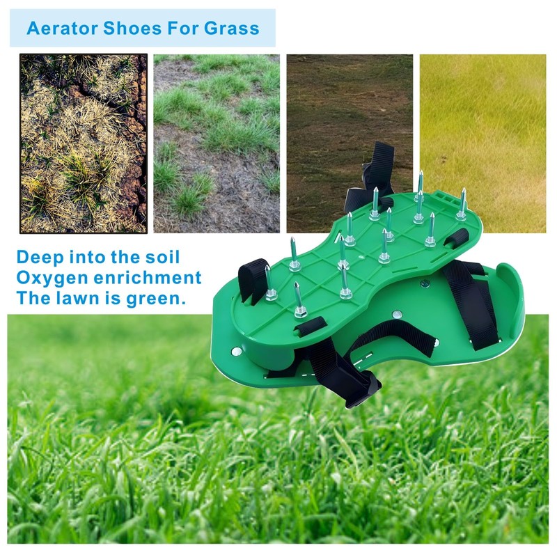 Lawn Aerator Shoes Upgrades Aeration Shoes for Lawn Heavy Strap