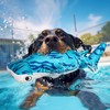 ALL FOR PAWS Hammerhead Shark Water-Absorbing Dog Toy, Interactive Pool