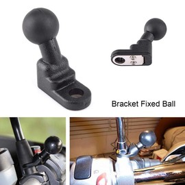 Keenso Motorrad Spiegel Halterungen Feste Basis Ball Halter GPS Windschutzscheiben Halterung mit 10mm Loch