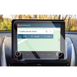 CDEFG Kompatibel mit Mitsubishi Eclipse Cross 2020-2022 2023 Navigation Schutzfolie Tempered Glas 9H Kratzfest 8 Zoll GPS Displayschutzfolie Auto Navi Folie Eclipse Cross 2022 PHEV Zubehör