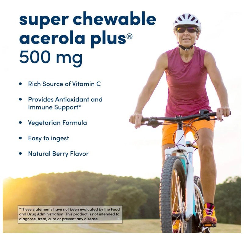 Obleas Masticables American Health Super Acerola Plus Vitami