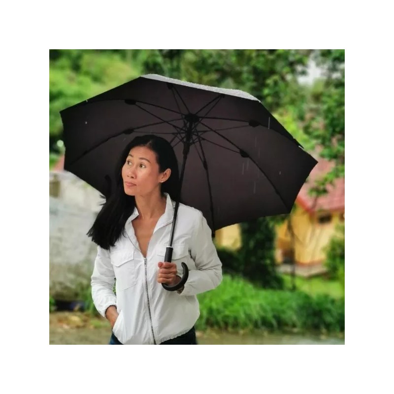 Security umbrella and selfdefense umbrella black J handle with tiny