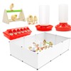 GIFANK Chick Brooder Box Starter Kit with Chick Perch,flip Top