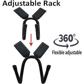 2 Pack - Professional Backpack Attachment Carrier Hanger Rack Hook Holder for Carrying Mini Cruiser, Cruiser Board,Skateboard - Fit Most Backpacks - Easy to Use - Adjustable Hooks - No Backpack