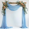Wokceer Wedding Arch Draping Fabric 28.7" x 20FT Dusty Blue