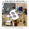 YOFASEN Square Machine Screw Nuts - Rust-Resistant Stainless Steel Locknut