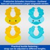 Adjustable Eye and Ear Protection, 2 Pieces, Blue + Yellow,