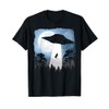 UFO Cow Abduction Funny Sci Fi Alien Space T-Shirt