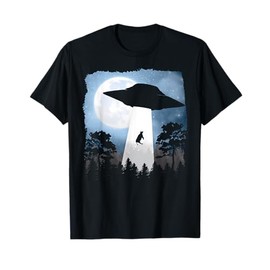 UFO Cow Abduction Funny Sci Fi Alien Space T-Shirt