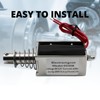 TOMSHIELE DC12V 600mA Push Pull Solenoid, 6N, 10mm Linear Solenoid,
