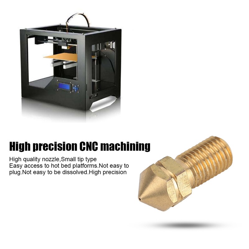 3D Printer Accessories UM3 Extruder Brass Nozzle 0.4mm for 3.0mm