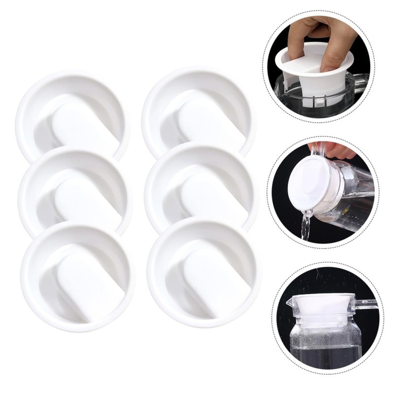 FUNOMOCYA Water Pitcher Lid Pcs Replaceable Pitcher Covers Compact Carafe