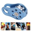 Climbing Single Pulley Al Mg Alloy Fixed Eye Single Rope