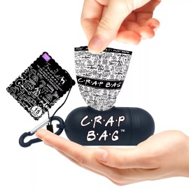 FRIENDS CRAP BAGS for Dogs Dispenser  Pet Poop Bags - with 1 Roll 15 Bags