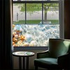 HOMETITUTE Seaside Shell Starfish Scene Window Cling 39.3x17.7 Inch PVC
