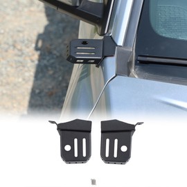 Hood Searchlight Holder and Antenna Mount Bracket Compatible with Toyota Tacoma 2024 2025 2026, Car Exterior Accessories
