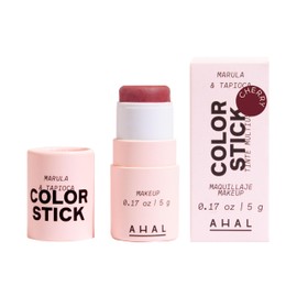AHAL - Color Stick 3 en 1 - Tinta para labios, Blush e Iluminador (Contour Stick) - Con Aceite de Marula y Tapioca, Ingredientes Naturales para un Loo