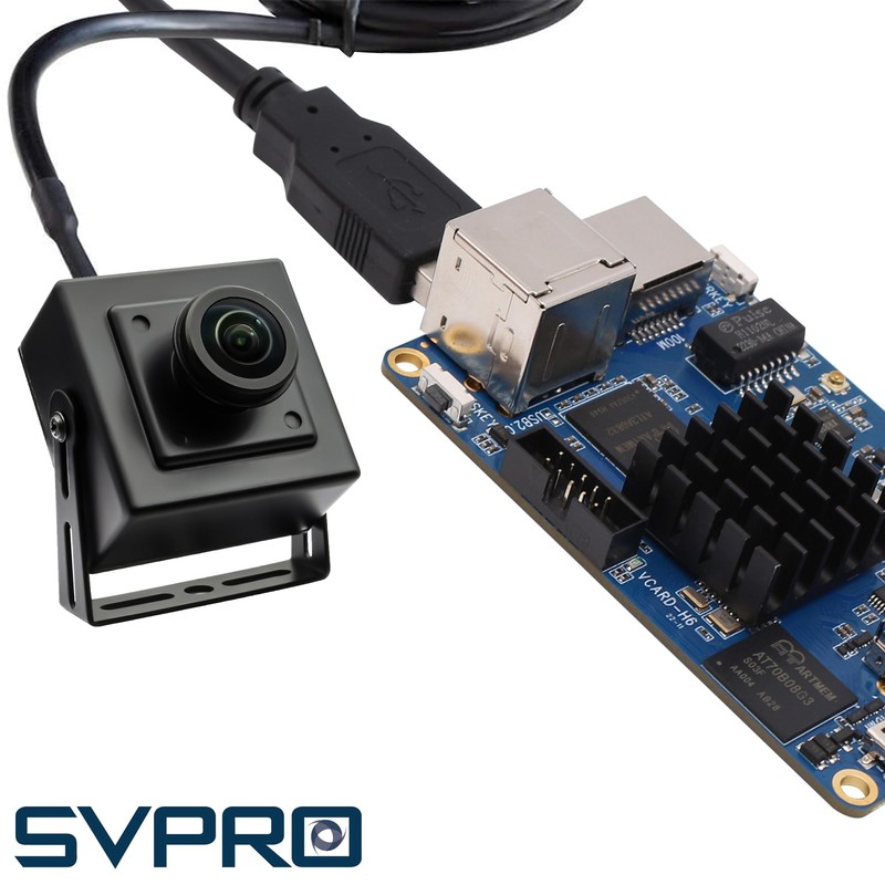 Svpro 5MP 30fps Fisheye USB Camera, 200° Ultra Wide Angle