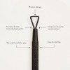 Mylee Gel Scraper – Professional, Sleek, Matte Black, Stainless Steel