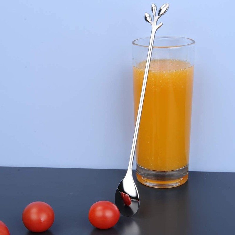 Long Handle Iced Tea Spoons Set of 12, Comicfs 7.6"