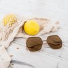 Cyxus 1124 Women's Sunglasses, Large, Polygon Frame, UV Protection, UV