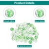 MECCANIXITY Glass Beads,1set Round Glass Gemstone Green 0.60lbs (0.63") Glass