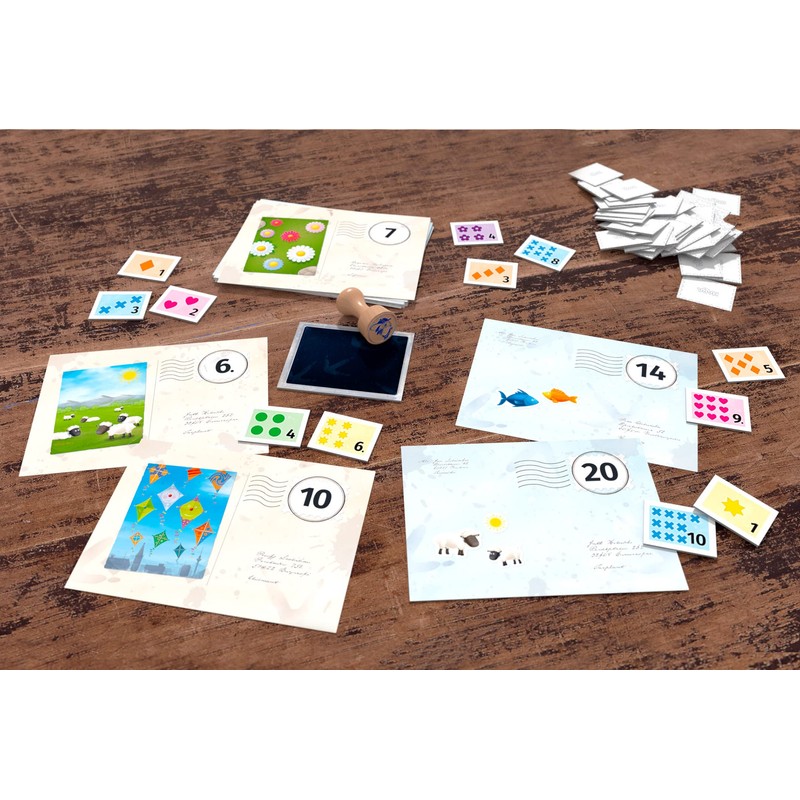 HABA 306710 Pio Postdove, Tile Game from 5 Years, Colourful