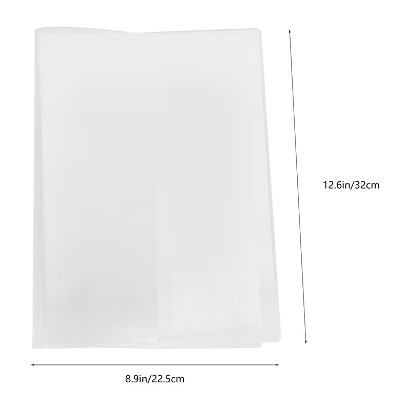 3 Fundas Impermeables Transparentes Para Cuadernos A5 Protector De Libros