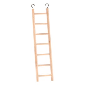 Sarini 3pcs Hanging Bird Climbing Ladder Wooden Ladder For Birds Parrot Hamster Cage Hanging Climbing Ladder Suitable For Parrot Cockatoo Lovebird Bird Cage Accessories