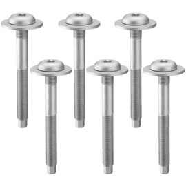 EVRBUL Truck Bed Mounting Hardware Compatible with Toyota Tundra Tacoma 2000-2023, 6PCS Steel Bed Bolts, Rear Body Mounting Bolts, Replace# 64189-0C011 926-491
