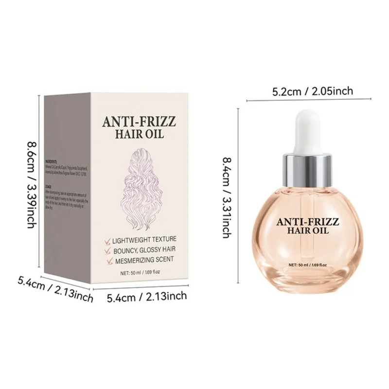 Aceite Capilar Anti Frizz 50 Ml Para Todo Tipo De