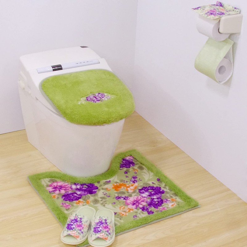 Senko Queen Rose Paper Holder Cover, Green 66670