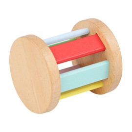 FRCOLOR Wooden Roller for Babies Montessori Educational Instrument Shaking for Infants Early Learning Development Tool for Newborns