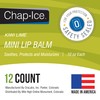 Chap-Ice® | 12-Count Mini Kiwi Lime Lip Balm | Lip