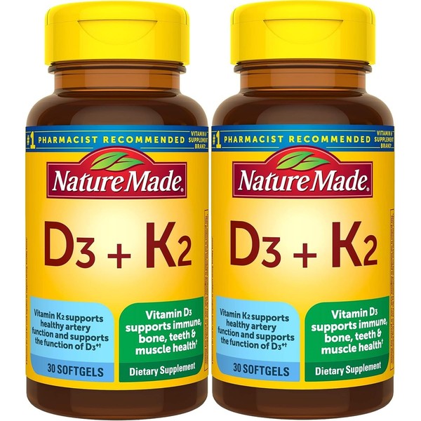 Nature Made Nature Made Vitamin D3 K2, 5000 IU (125