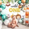 Wild One Backdrop Banner Jungle Safari 1st Birthday Backdrop Jungle