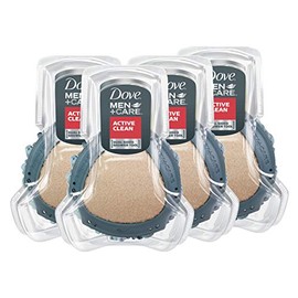 DOVE MEN + CARE - Herramienta de ducha Dove Men+Care, de doble cara (paquete de 4)