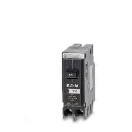 Eaton BRP115GF Breaker, 15A, 1P, 120V, 10 kAIC, Type BR Ground Fault