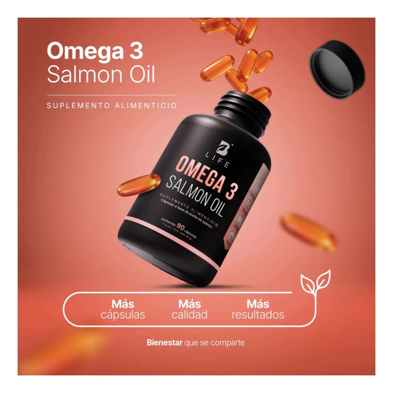 Omega Salmón Cápsulas Epa Dha Salmon Oil Life