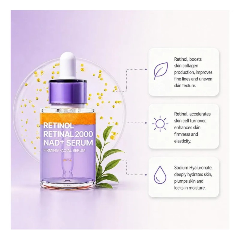 Sérum De Retinol Reafirmante Para El Cuidado De La Piel,