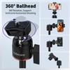Mini Tripod for Camera, 24.61"/62.5cm Tripod Selfie Stick with 5